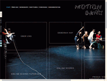 Tablet Screenshot of motionbank.org